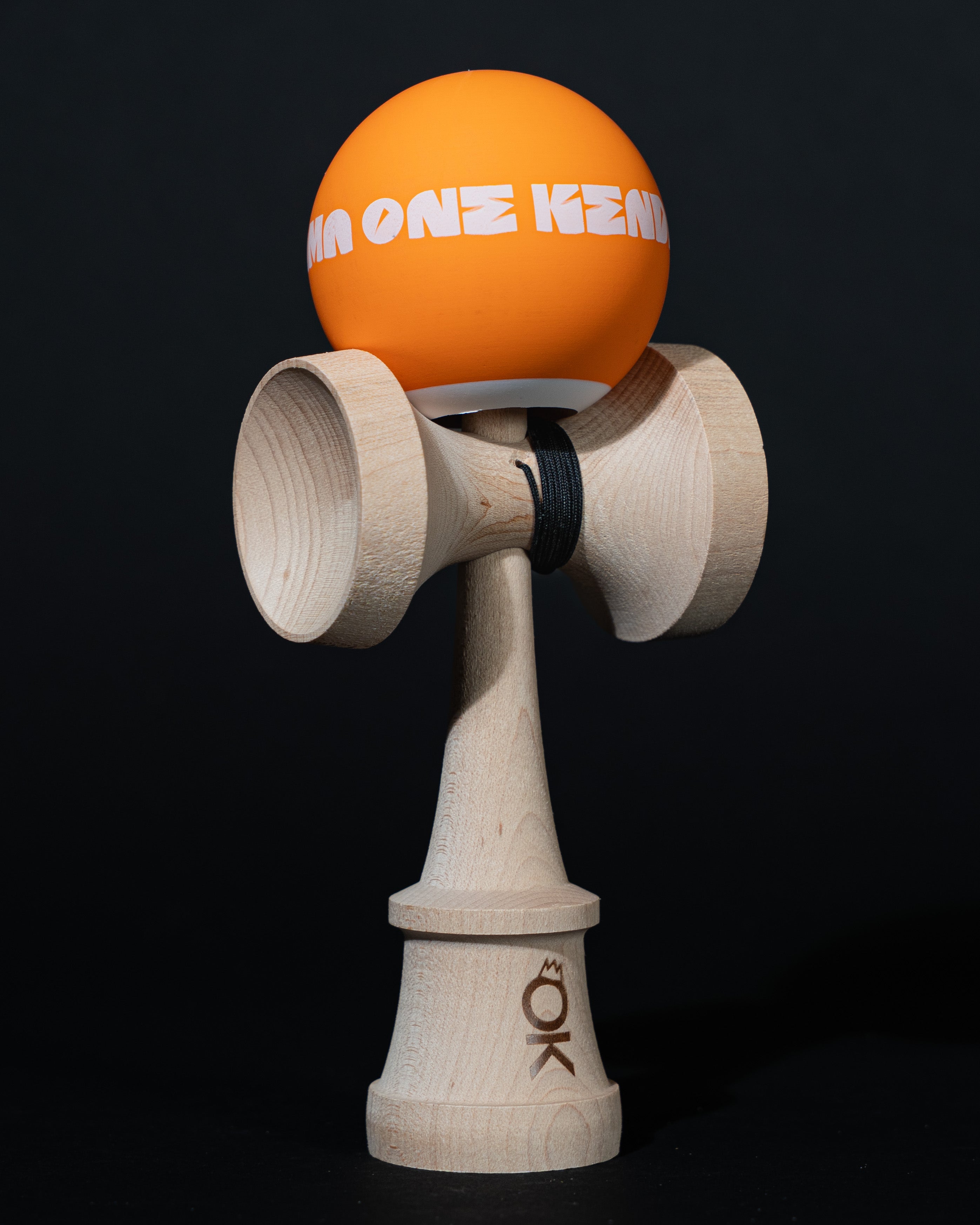 BALDMAN☯️ Seria Bold - Portocaliu - Lemn de arțar - OK MAX – One Kendama